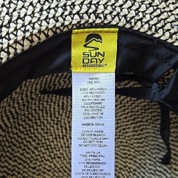 Sunday Afternoons Sun Hat - Picture 5 of 5